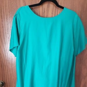 Blue short sleeve top